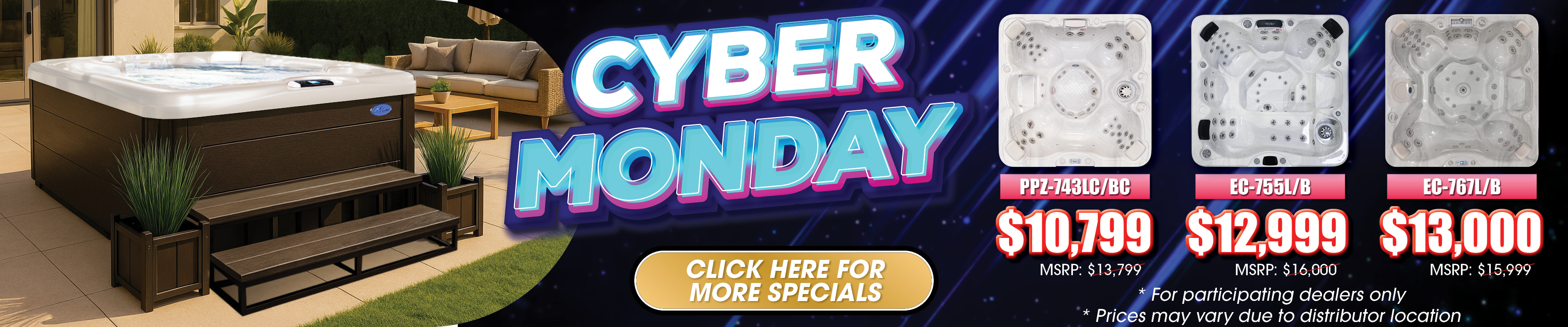 Calspas hot tub being used in a family setting - Waldport